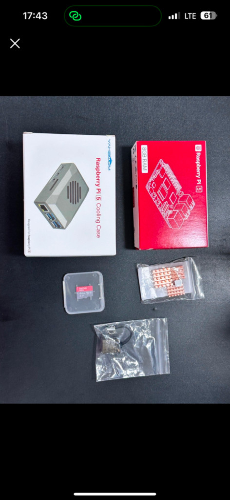 라즈베리파이 5 어드벤스드 키트 팝니다.--4