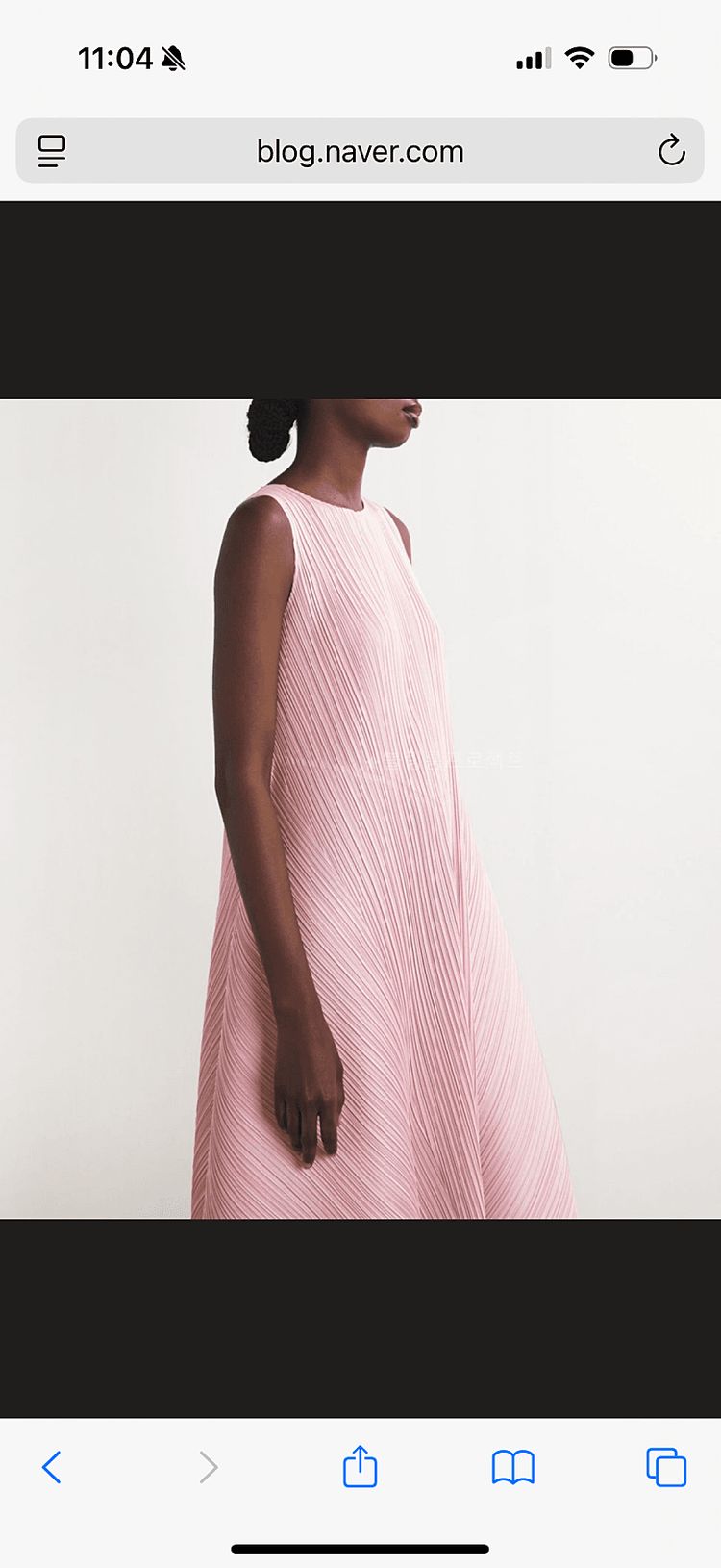 (새상품)플리츠플리즈 솔라 플레어 원피스--4