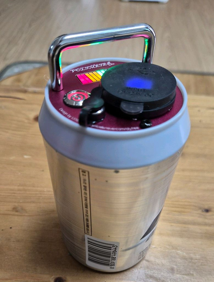 캠핑 갬성 맥주캔 파워뱅크 맥뱅(12.6V 11.6A)--2