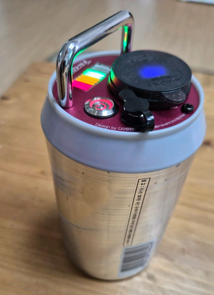 캠핑 갬성 맥주캔 파워뱅크 맥뱅(12.6V 11.6A)--3