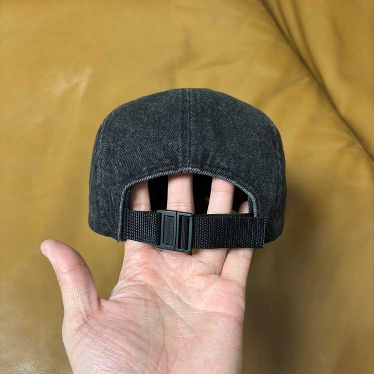 슈프림 캠프캡 모자 박스로고 23ss 데님 블랙--7