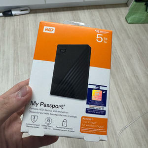 WD My Passport 5TB 외장하드 팝니다