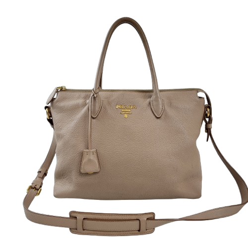 정품 프라다 비텔로 다이노 베이지 2-WAY 백--0