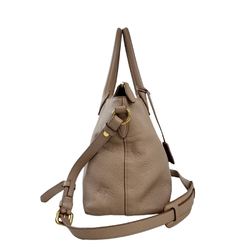 정품 프라다 비텔로 다이노 베이지 2-WAY 백--2