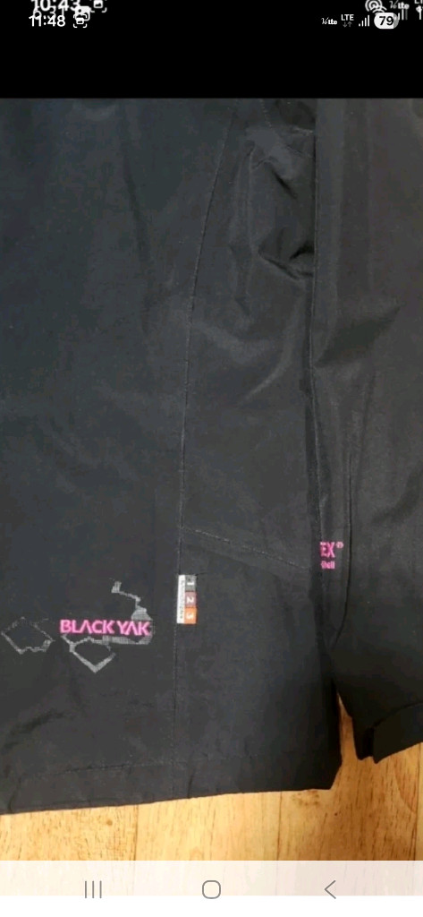 (새상품급,정품)블랙야크 여성 고어텍스 블랙 자켓, 66~77--4