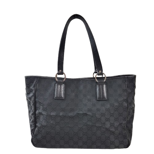 정품 구찌 블랙 자가드 숄더백--6