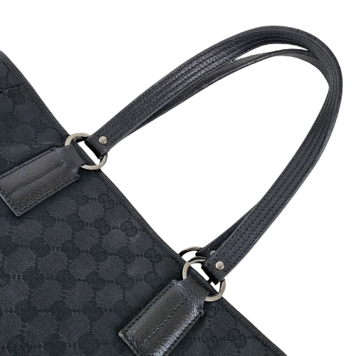 정품 구찌 블랙 자가드 숄더백--7