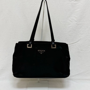 정품 프라다 포코노 나일론 블랙 토트백 숄더백
