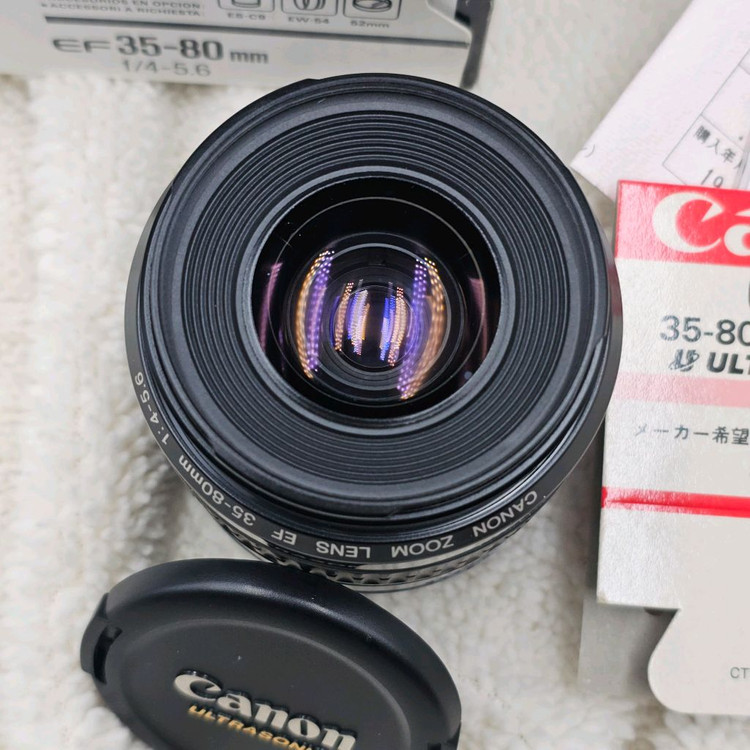 미사용 캐논 EF 35-80mm 필름카메라 렌즈 DSLR 필카 울트라소닉--1