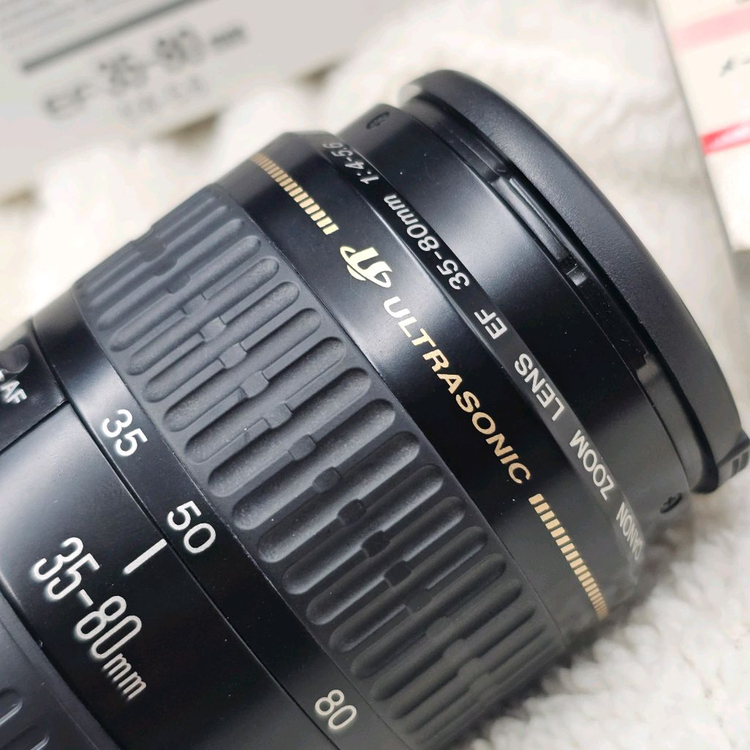 미사용 캐논 EF 35-80mm 필름카메라 렌즈 DSLR 필카 울트라소닉--4
