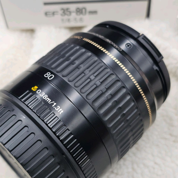 미사용 캐논 EF 35-80mm 필름카메라 렌즈 DSLR 필카 울트라소닉--5