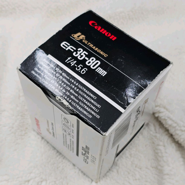 미사용 캐논 EF 35-80mm 필름카메라 렌즈 DSLR 필카 울트라소닉--9