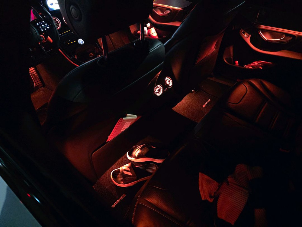 벤츠엠비언트 w205 c클래스 출장시공--1