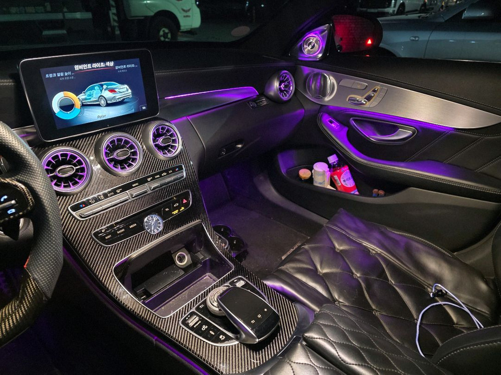 벤츠엠비언트 w205 c클래스 출장시공--2