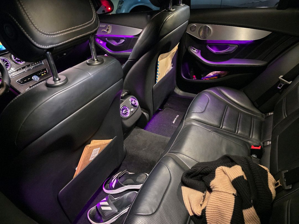 벤츠엠비언트 w205 c클래스 출장시공--4