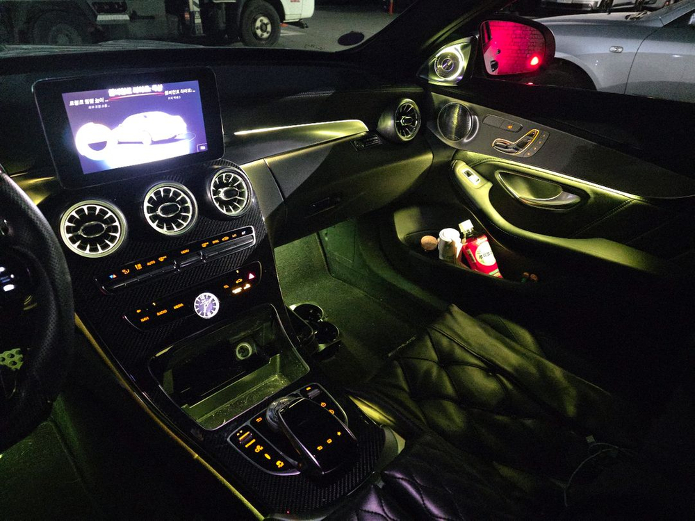 벤츠엠비언트 w205 c클래스 출장시공--5