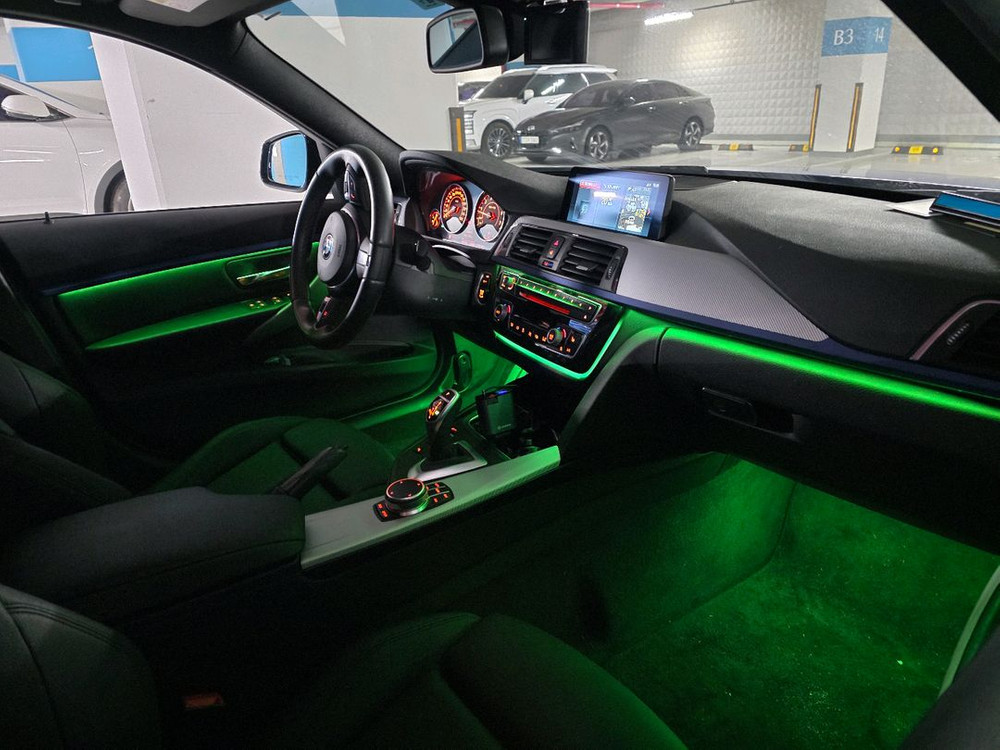 bmw엠비언트 3시리즈 출장시공 비노출 간접조명--1