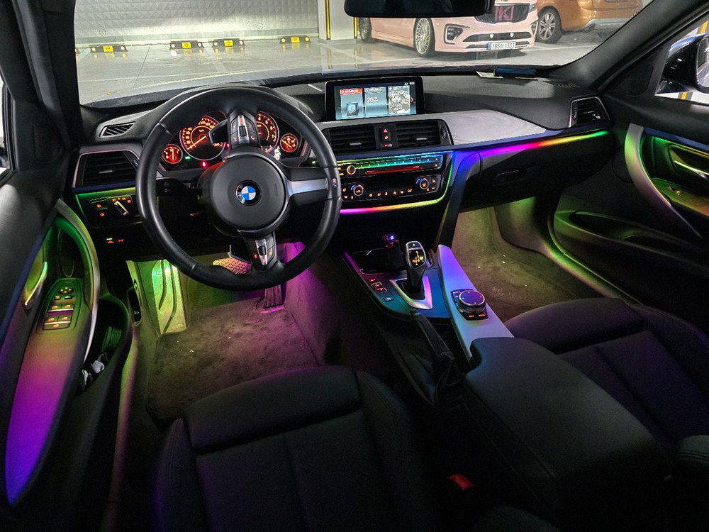 bmw엠비언트 3시리즈 출장시공 비노출 간접조명--7