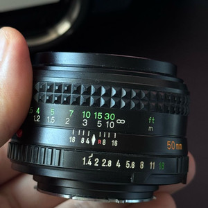 미놀타 50mm md렌즈 1.4 이미지