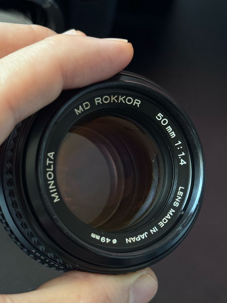 미놀타 50mm md렌즈 1.4 이미지
