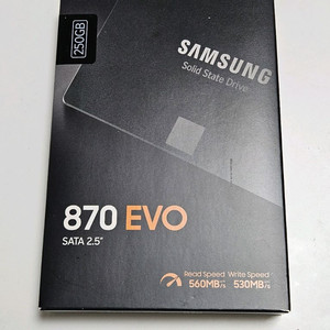 삼성 870 EVO SSD 250GB 미개봉
