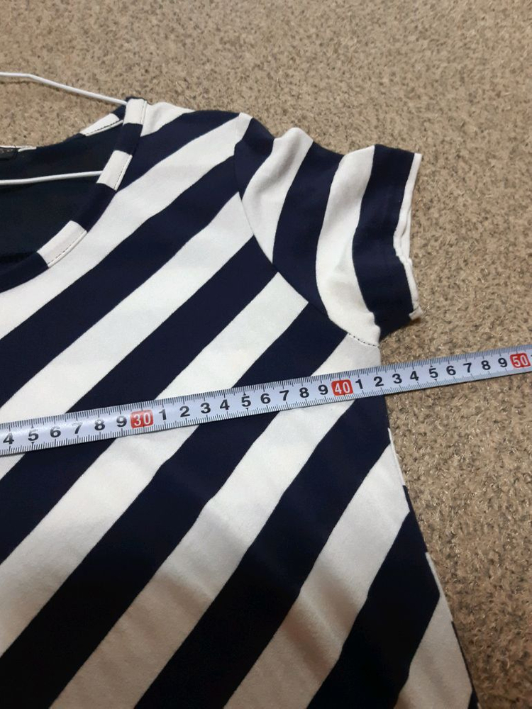 스트라이프 반팔 티셔츠(끄레아또레)--3