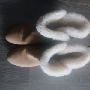 어그 웨지 부츠