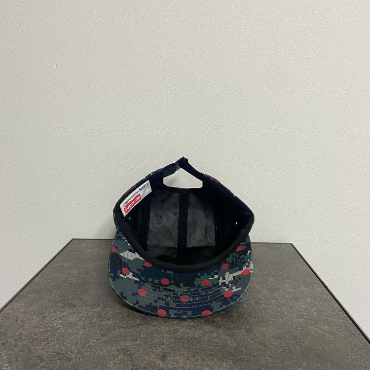 (OS) 슈프림 꼼데가르송 박스로고 캠프캠 모자 도트 카모--4