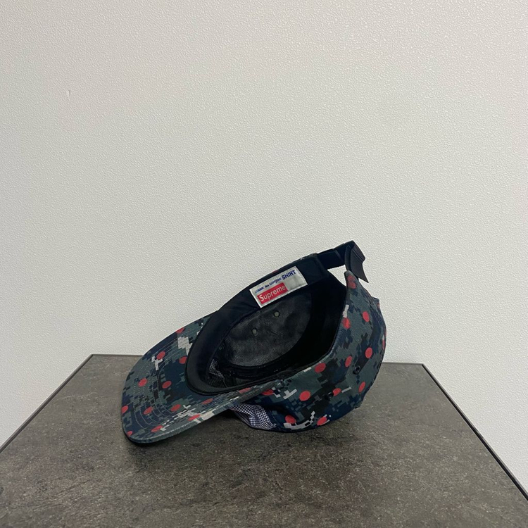 (OS) 슈프림 꼼데가르송 박스로고 캠프캠 모자 도트 카모--5