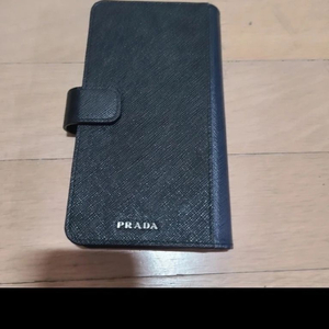 새상품 정품 프라다 블랙 네이비 핸드폰케이스 카드지갑 남여공용