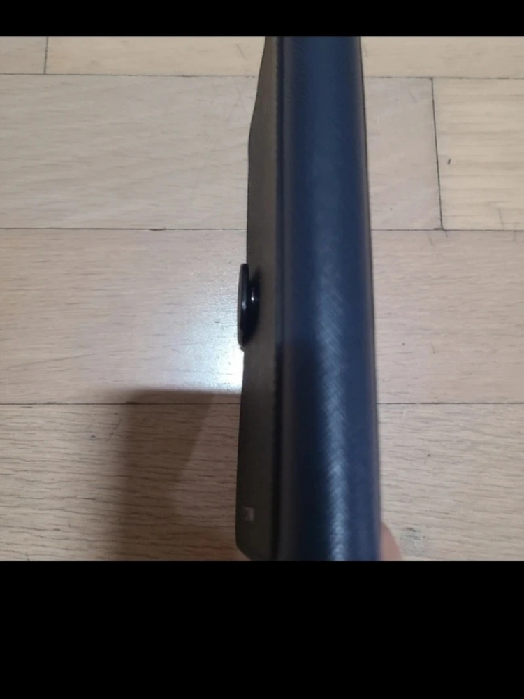 새상품 정품 프라다 블랙 네이비 핸드폰케이스 카드지갑 남여공용--7