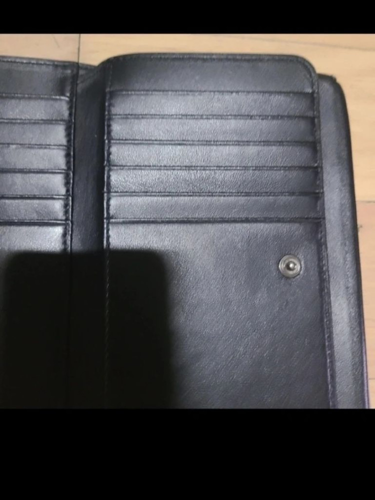 새상품 정품 프라다 블랙 네이비 핸드폰케이스 카드지갑 남여공용--8