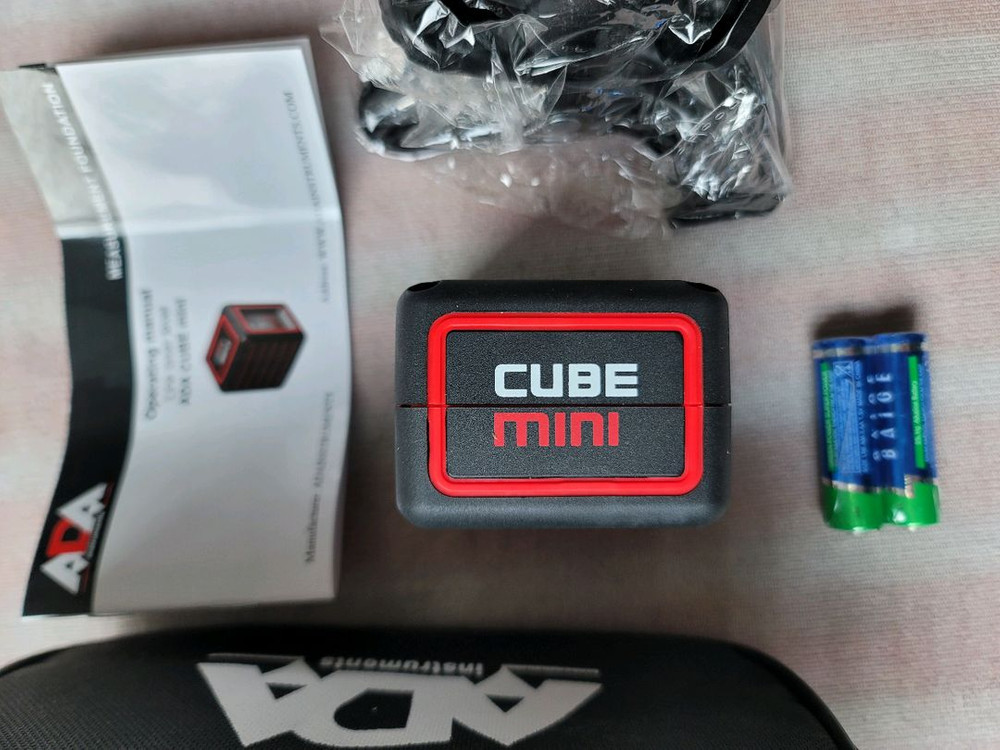 [ADA CUBE MINI 레이저 레벨기] 미사용 새제품(풀세트 판매합니다)--3