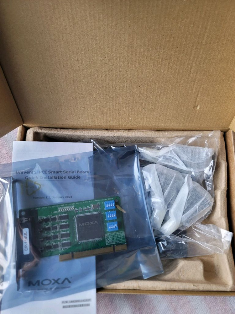 MOXA CP-114UL PCI 스마트 시리얼카드 미사용 새제품 판매합니다.--1