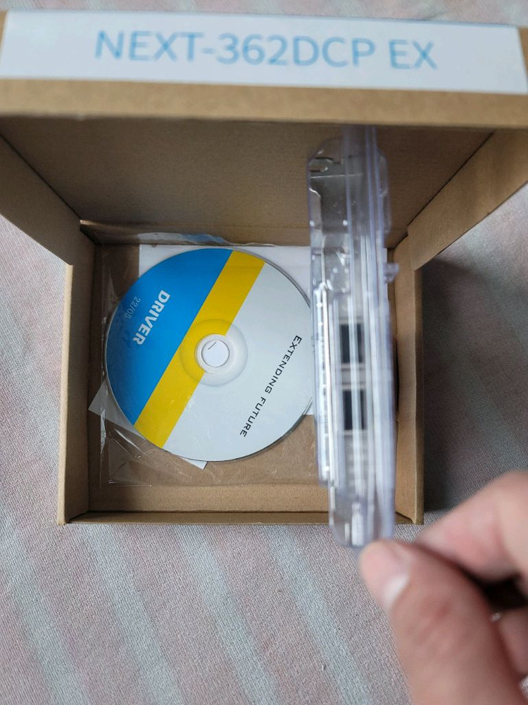 NEXTU 1G 듀얼포트 PCI-Express 랜카드 미사용 새제품 판매--3