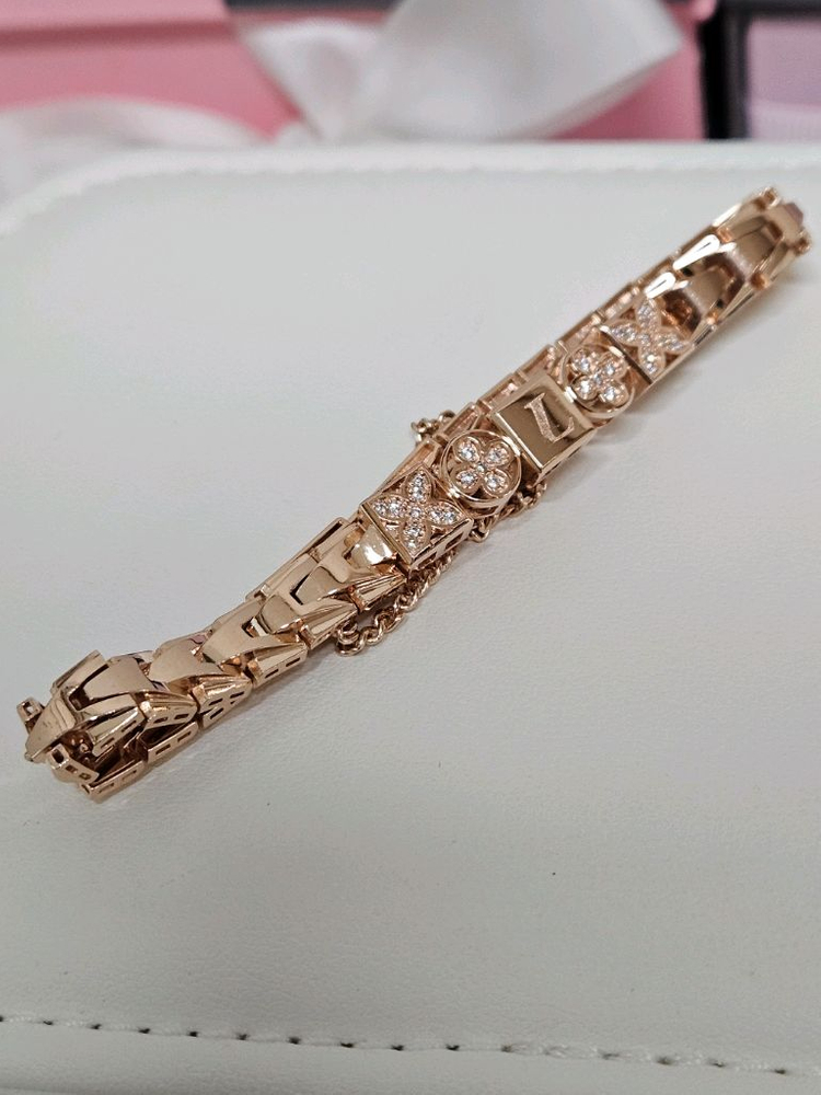 14k 팔찌 17사이즈--2