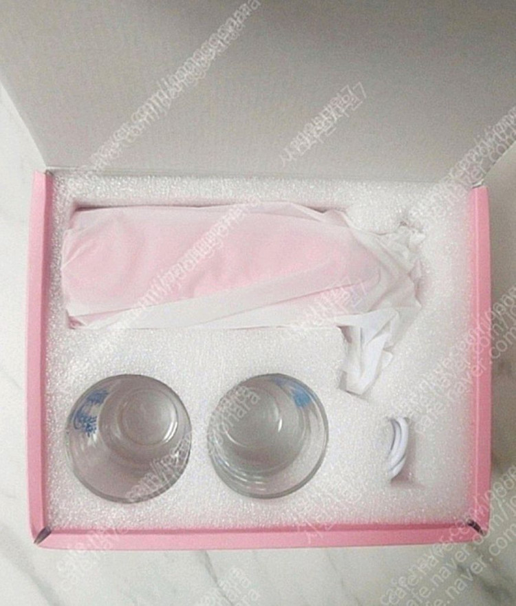 진로 디스펜서 & 유리컵 세트 이미지