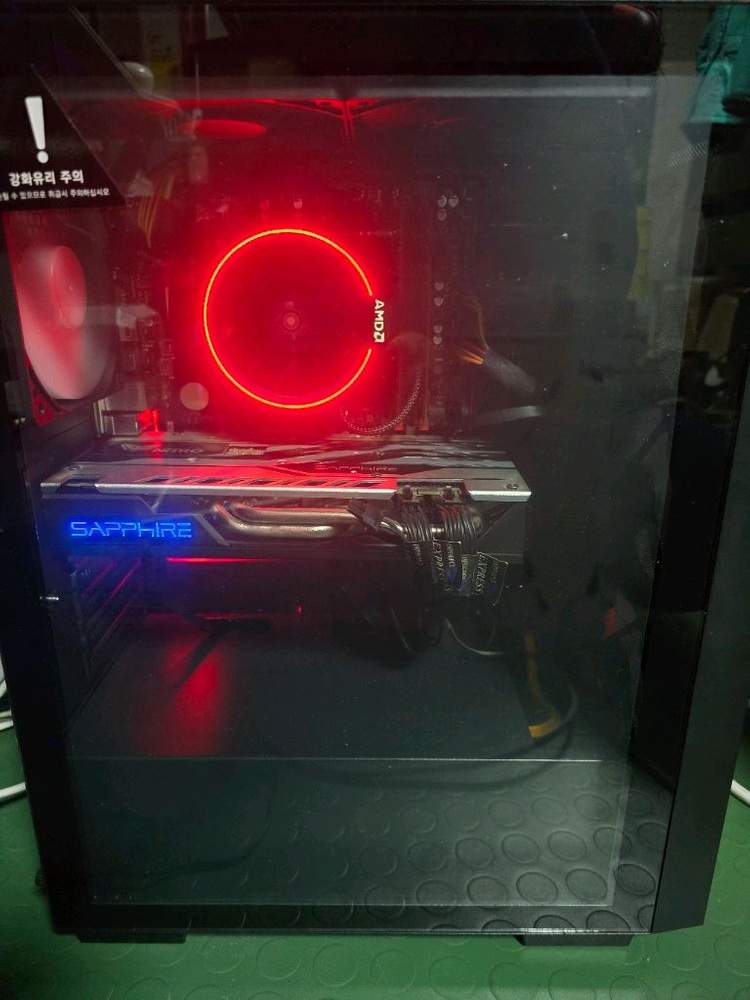AMD Ryzen 7 1700 [3600XT(업글용)포함] 8TB 조립 PC--1