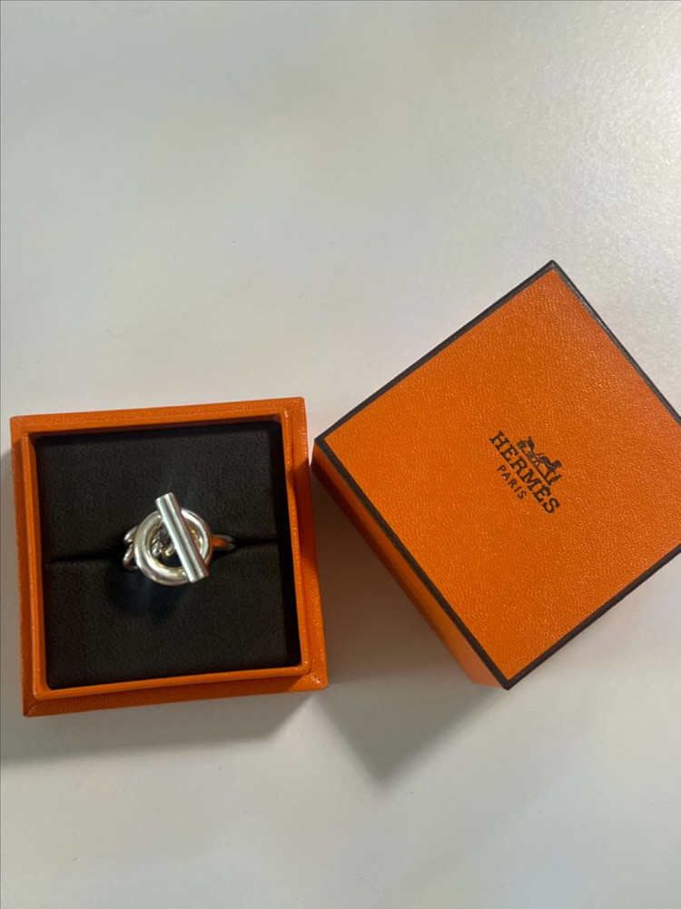 에르메스 크로아제트 실버링 52--4