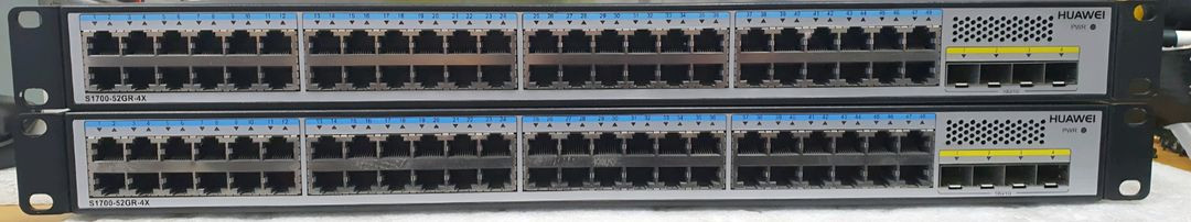 10G 화웨이 48포트 네트워크 스위치 허브 2개 팝니다--1