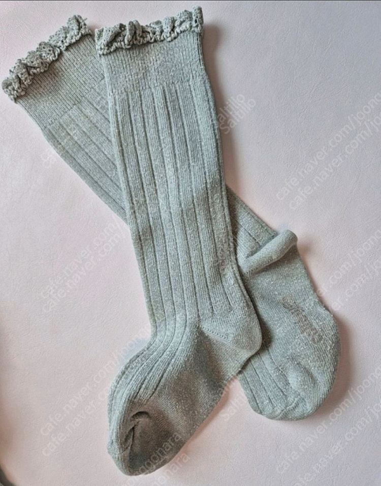 수어플룸 5y 꼴레지앙 반양말--5