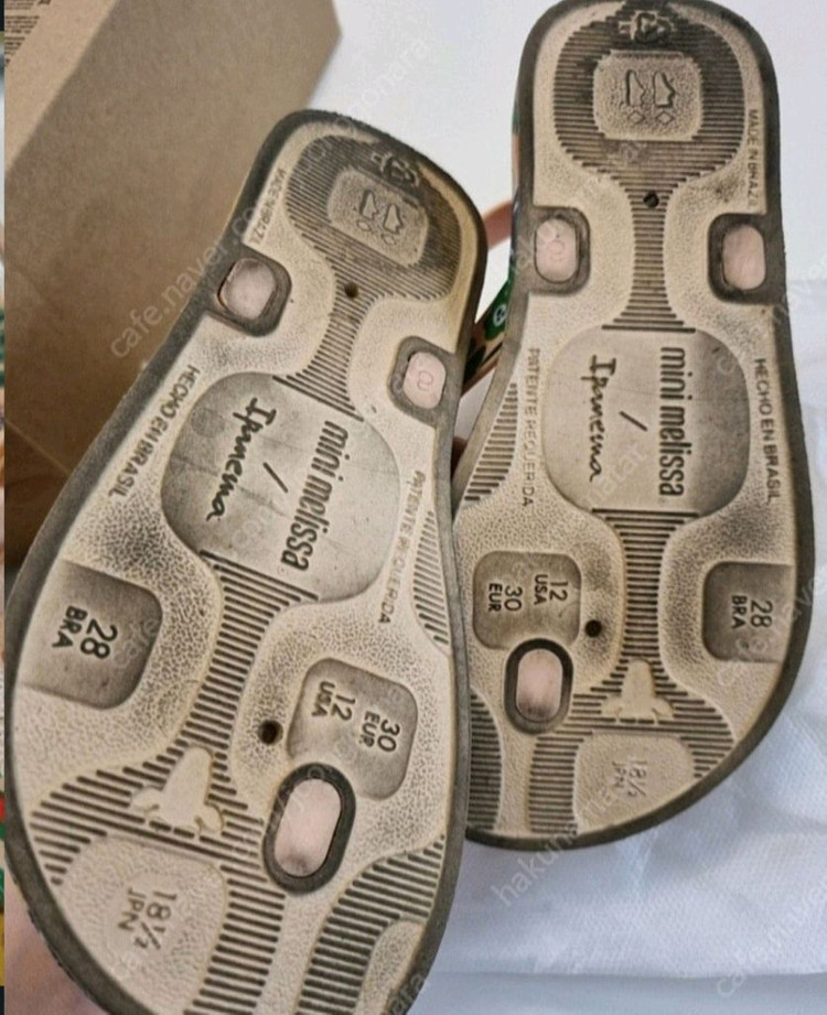 미니멜리사 쪼리 USA12사이즈 중고--4