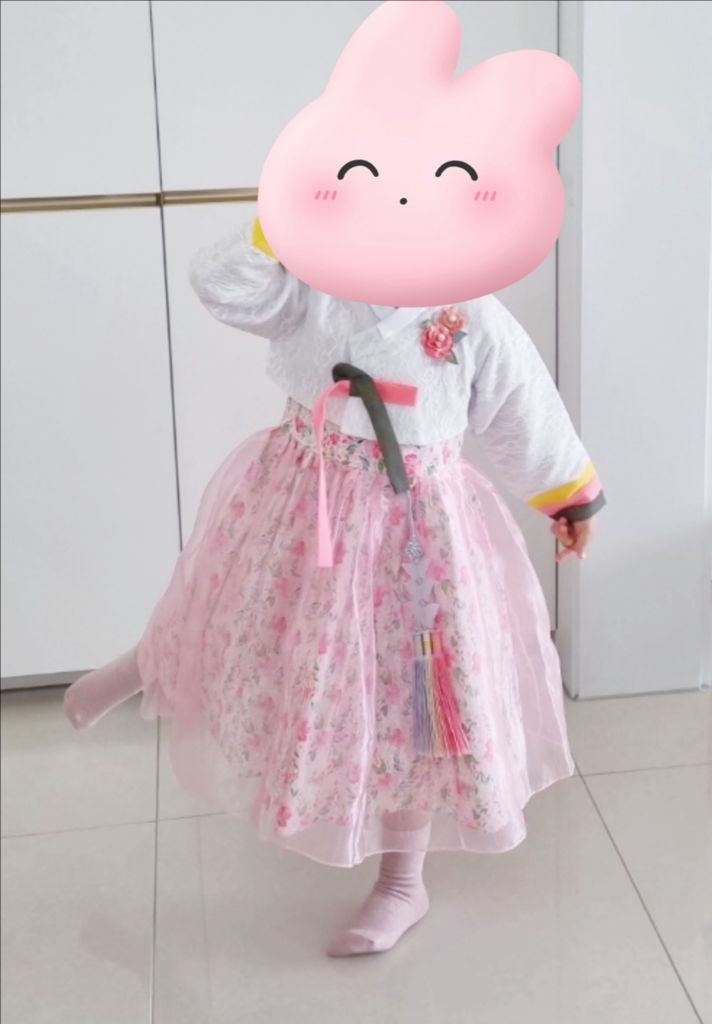 아이담 한복 3호 아기 아동 유아 여아 키즈 어린이 한복 속치마 이미지