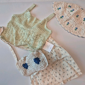 수어플룸 4y 외 에밀에이다 가방 모자 일괄