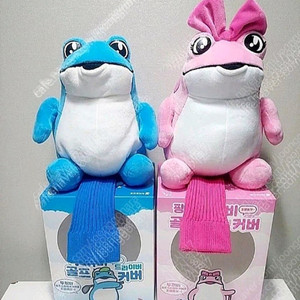 진로굿즈 오리지널 두꺼비 골프 드라이버 커버 파랑 or 핑크 미개봉새상품 이미지