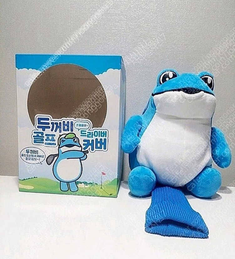 진로굿즈 오리지널 두꺼비 골프 드라이버 커버 파랑 or 핑크 미개봉새상품 이미지