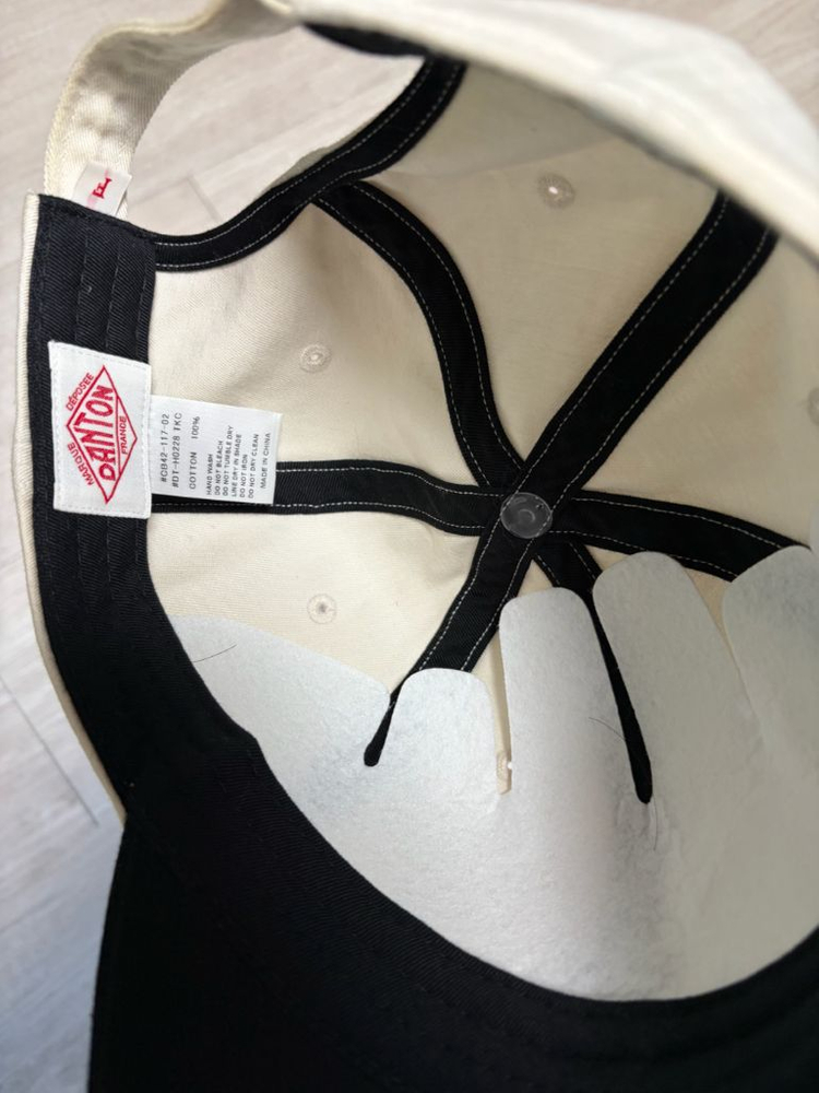 단톤 캡모자 베이지/네이비--1