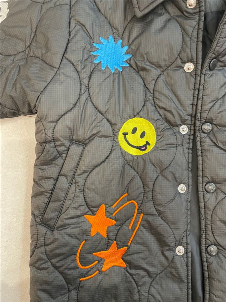 히로 모티브 퀼팅 자켓. 아동 간절기 외투--1