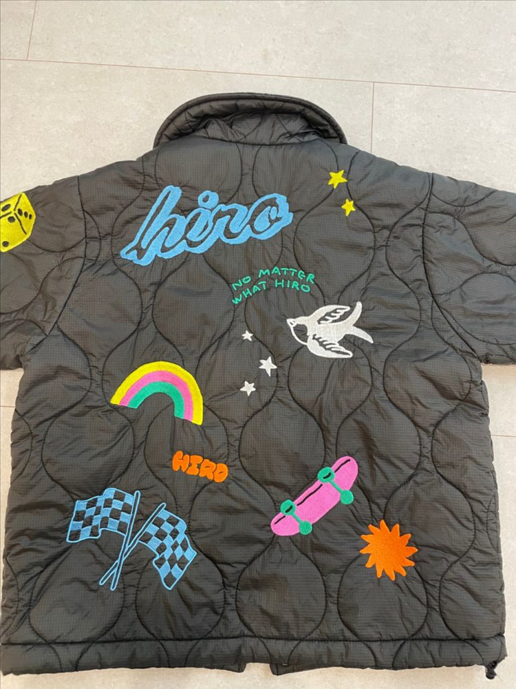 히로 모티브 퀼팅 자켓. 아동 간절기 외투--6