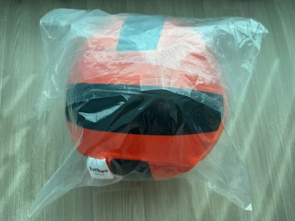 하이큐 카라스노 배구공 모양 쿠션 볼 인형 모찌 굿즈--1